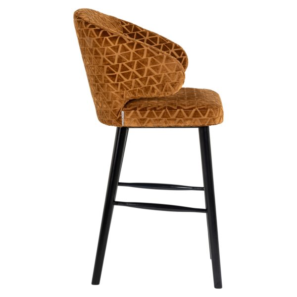 Barstoel Indigo old gold triangle Richmond Interiors - Afbeelding 3