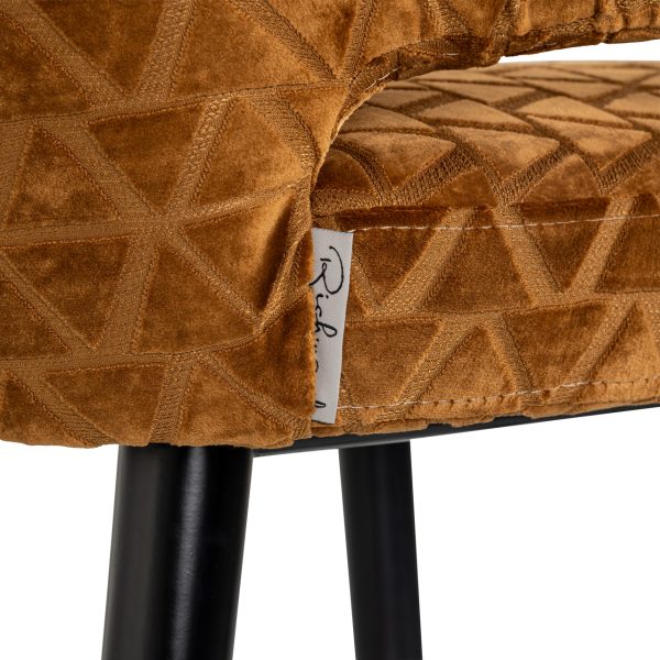 Barstoel Indigo old gold triangle Richmond Interiors - Afbeelding 6