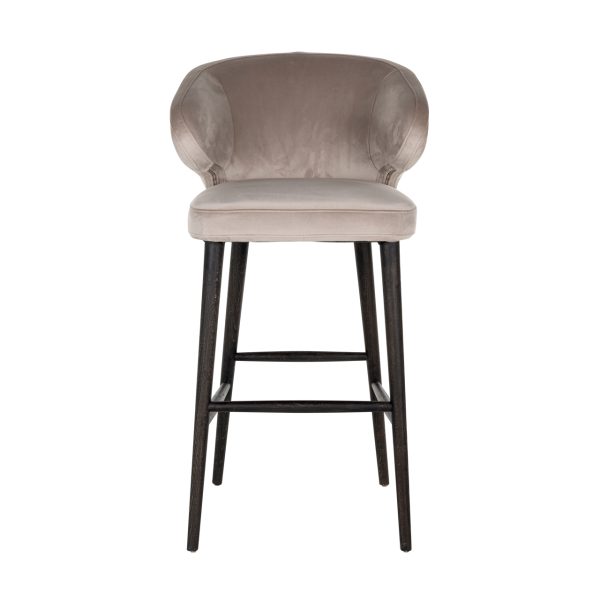 Barstoel Indigo khaki velvet Richmond Interiors - Afbeelding 4