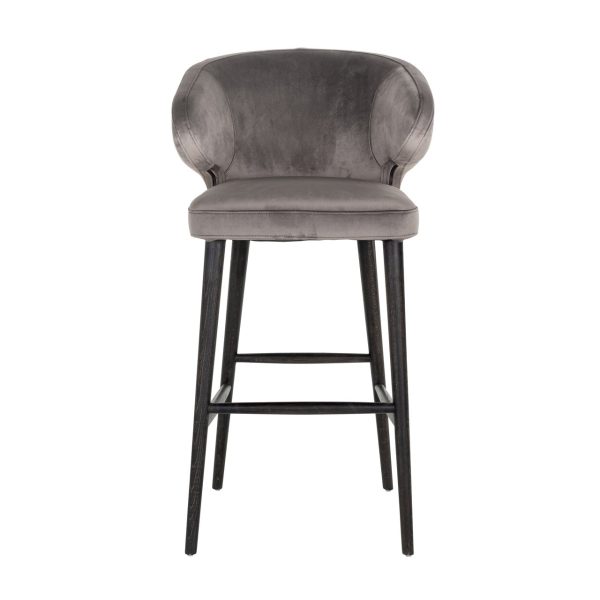 Barstoel Indigo stone velvet Richmond Interiors - Afbeelding 4