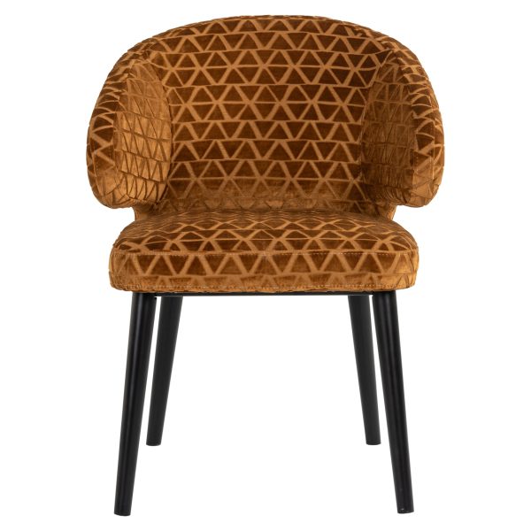 Eetkamerstoel Indigo old gold triangle Richmond Interiors - Afbeelding 5