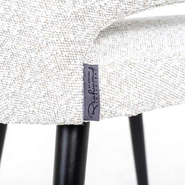 Eetkamerstoel Indigo white bouclé Richmond Interiors - Afbeelding 6