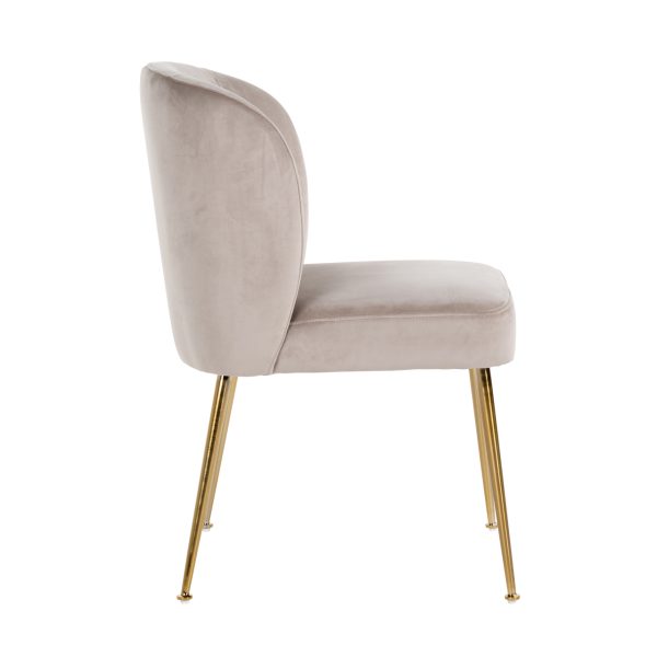 Eetkamerstoel Cannon khaki velvet Richmond Interiors - Afbeelding 2