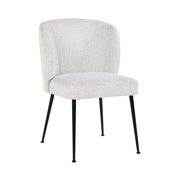 Eetkamerstoel Fallon white bouclé Richmond Interiors