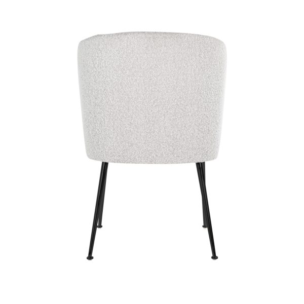 Eetkamerstoel Fallon white bouclé Richmond Interiors - Afbeelding 3