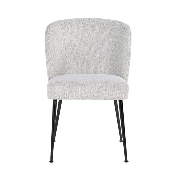 Eetkamerstoel Fallon white bouclé Richmond Interiors - Afbeelding 4