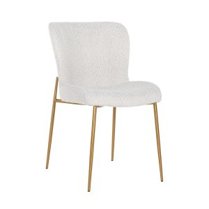 Eetkamerstoel Odessa white bouclé (Set of 2) Richmond Interiors
