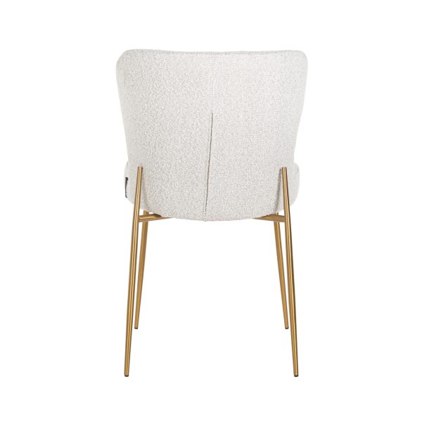 Eetkamerstoel Odessa white bouclé (Set of 2) Richmond Interiors - Afbeelding 3