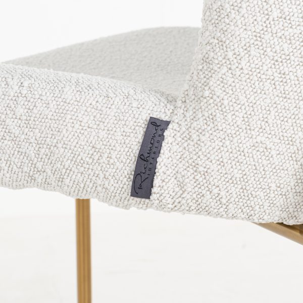 Eetkamerstoel Odessa white bouclé (Set of 2) Richmond Interiors - Afbeelding 4