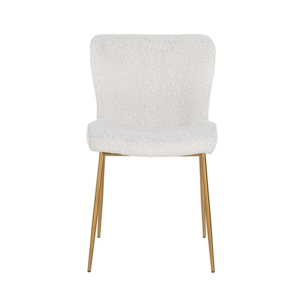 Eetkamerstoel Odessa white bouclé (Set of 2) Richmond Interiors - Afbeelding 5