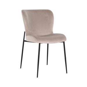 Eetkamerstoel Darby khaki velvet fire retardant (Set of 2) Richmond Interiors