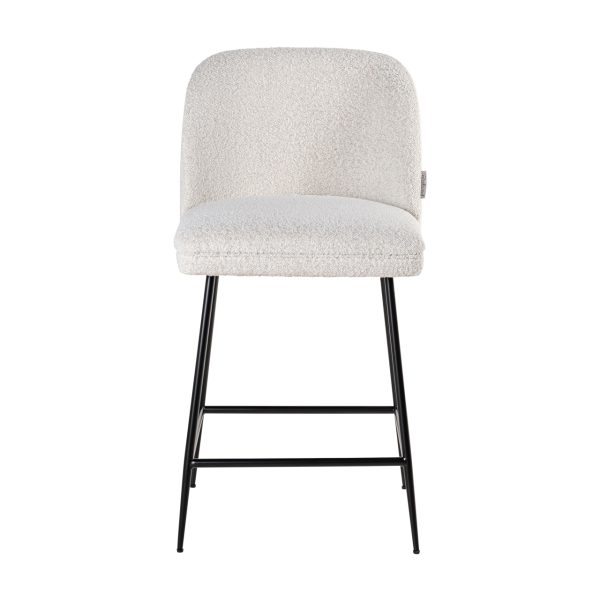 Counterstoel Pullitzer white bouclé Richmond Interiors - Afbeelding 4