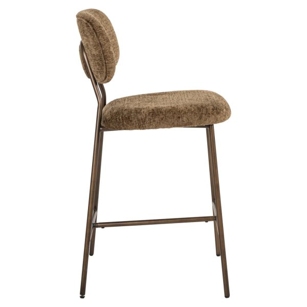 Counterstoel Xenia brandy fusion fire retardant (Set of 2) Richmond Interiors - Afbeelding 5