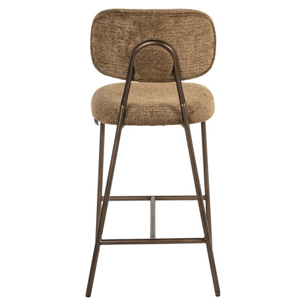 Counterstoel Xenia brandy fusion fire retardant (Set of 2) Richmond Interiors - Afbeelding 6