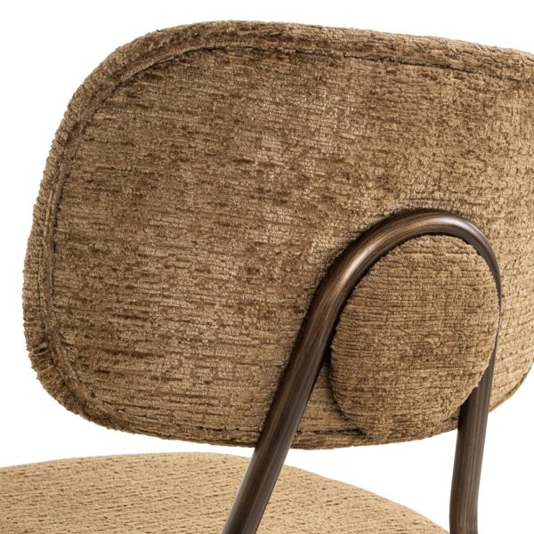 Counterstoel Xenia brandy fusion fire retardant (Set of 2) Richmond Interiors - Afbeelding 8