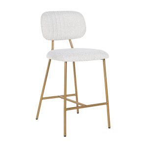Counterstoel Xenia white bouclé (Set of 2) Richmond Interiors