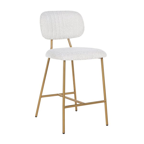 Counterstoel Xenia white bouclé (Set of 2) Richmond Interiors