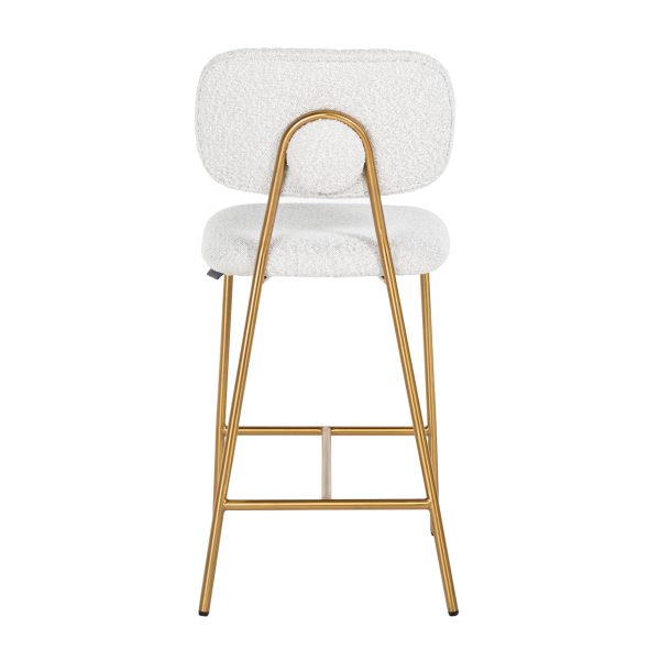 Counterstoel Xenia white bouclé (Set of 2) Richmond Interiors - Afbeelding 3
