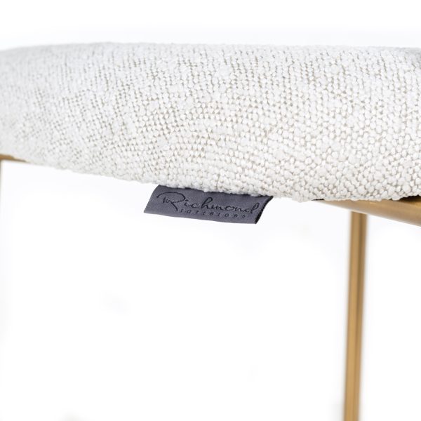Counterstoel Xenia white bouclé (Set of 2) Richmond Interiors - Afbeelding 5