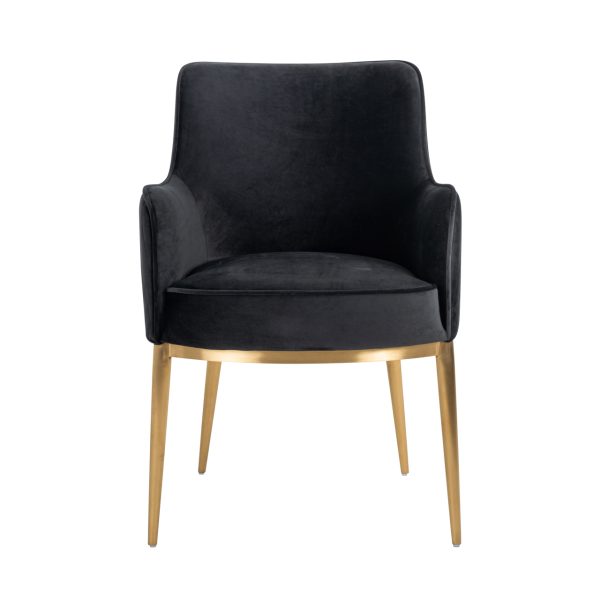 Eetkamerstoel Breeze quartz anthracite fire retardant (Set of 2) Richmond Interiors - Afbeelding 4