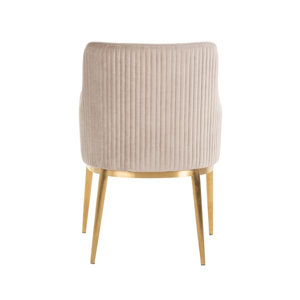 Eetkamerstoel Breeze khaki velvet fire retardant (Set of 2) Richmond Interiors - Afbeelding 3