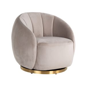 Lounge stoel Jago khaki velvet Richmond Interiors