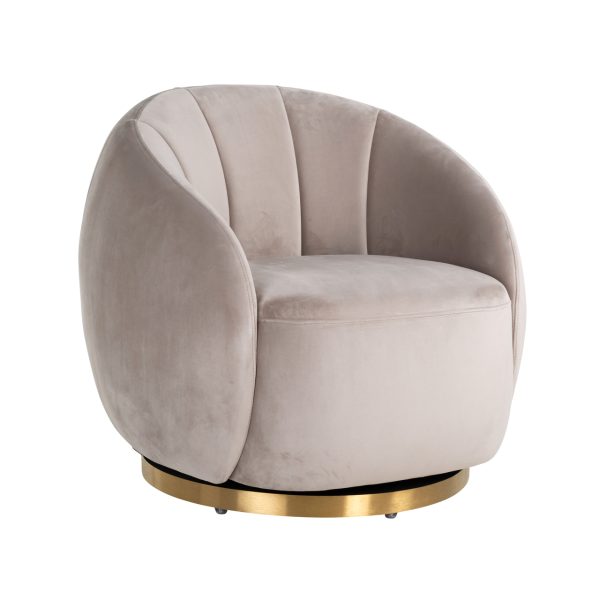 Lounge stoel Jago khaki velvet Richmond Interiors