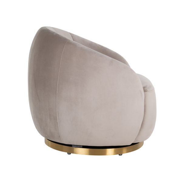 Lounge stoel Jago khaki velvet Richmond Interiors - Afbeelding 2