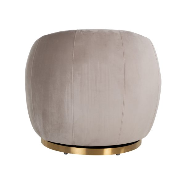 Lounge stoel Jago khaki velvet Richmond Interiors - Afbeelding 3