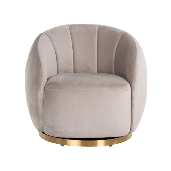 Lounge stoel Jago khaki velvet Richmond Interiors - Afbeelding 4