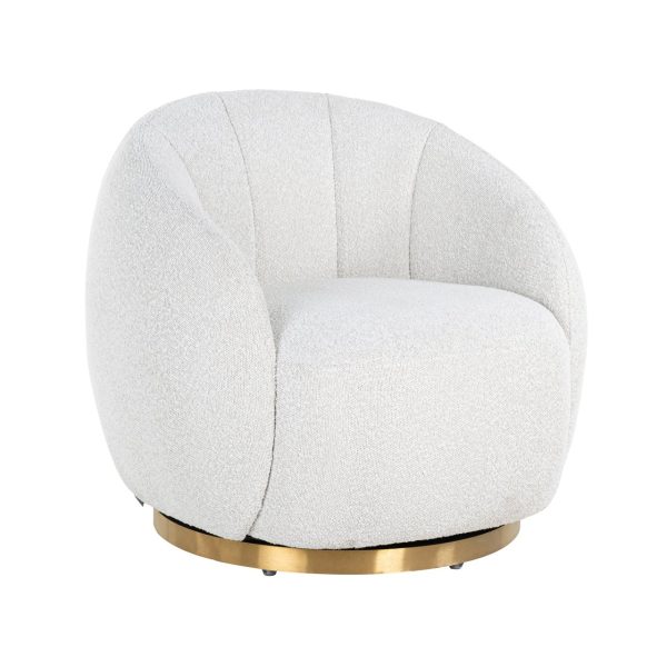 Lounge stoel Jago white bouclé Richmond Interiors