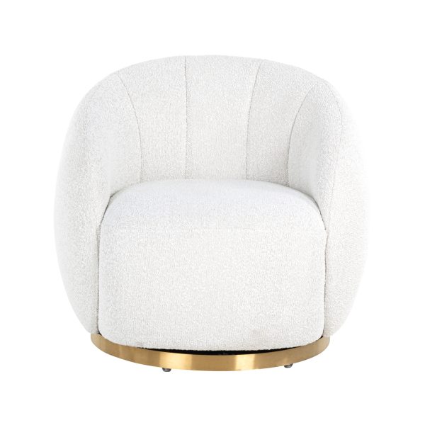 Lounge stoel Jago white bouclé Richmond Interiors - Afbeelding 4