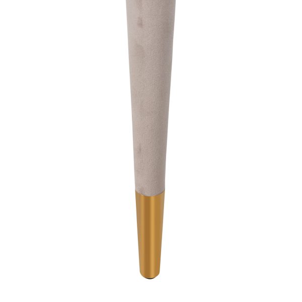 Eetkamerstoel Gia khaki velvet fire retardant Richmond Interiors - Afbeelding 6