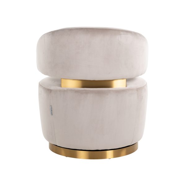 Lounge stoel Maxime khaki velvet Richmond Interiors - Afbeelding 4