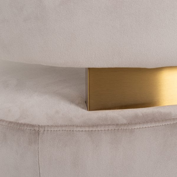 Lounge stoel Maxime khaki velvet Richmond Interiors - Afbeelding 7