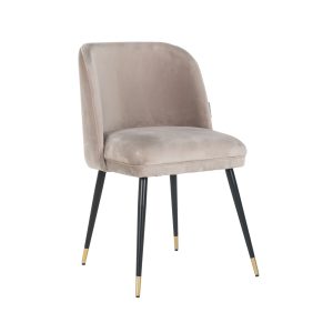 Eetkamerstoel Alicia khaki velvet fire retardant Richmond Interiors