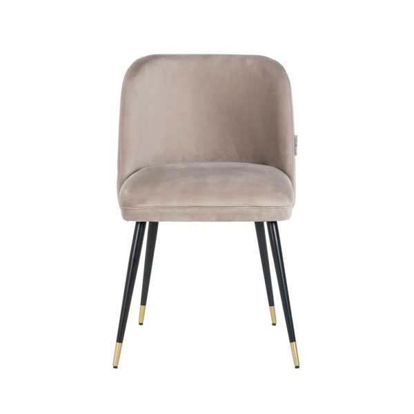 Eetkamerstoel Alicia khaki velvet fire retardant Richmond Interiors - Afbeelding 4