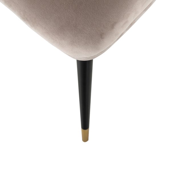 Eetkamerstoel Alicia khaki velvet fire retardant Richmond Interiors - Afbeelding 6