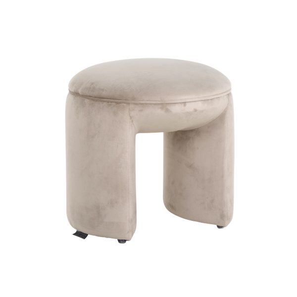 Poef & Voetenbank Fargo khaki velvet Richmond Interiors