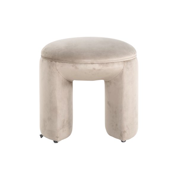Poef & Voetenbank Fargo khaki velvet Richmond Interiors - Afbeelding 3