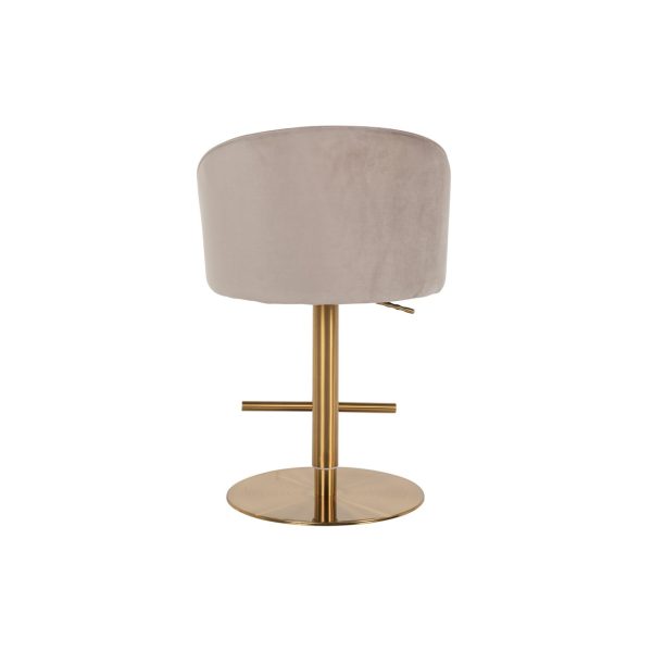 Barstoel Zabi khaki velvet Richmond Interiors - Afbeelding 4