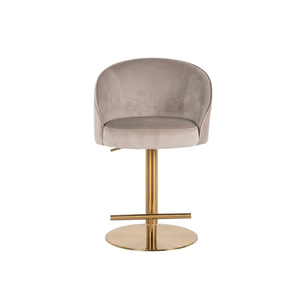 Barstoel Zabi khaki velvet Richmond Interiors - Afbeelding 5