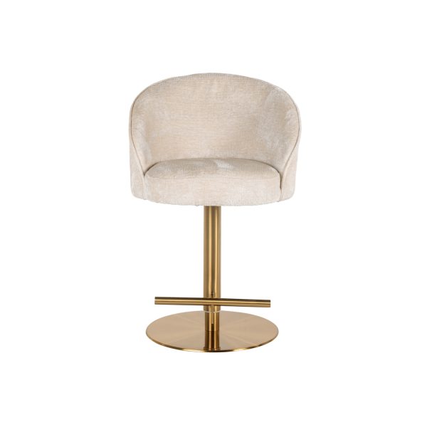 Barstoel Zabi white chenille Richmond Interiors - Afbeelding 5