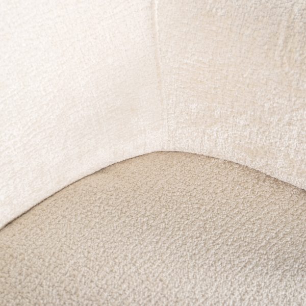 Lounge stoel Venus white chenille Richmond Interiors - Afbeelding 8