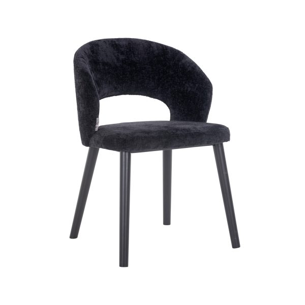 Eetkamerstoel Savoy black chenille Richmond Interiors - Afbeelding 2
