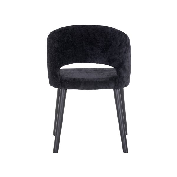 Eetkamerstoel Savoy black chenille Richmond Interiors - Afbeelding 4