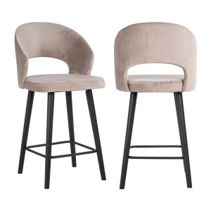 Counterstoel Savoy khaki velvet Richmond Interiors