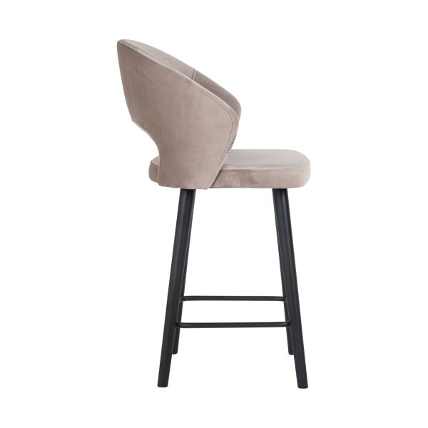 Counterstoel Savoy khaki velvet Richmond Interiors - Afbeelding 3
