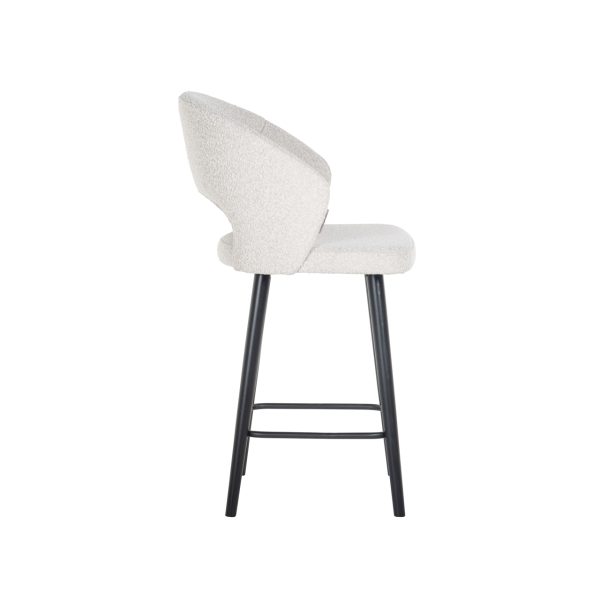 Counterstoel Savoy white bouclé Richmond Interiors - Afbeelding 3