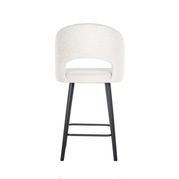 Counterstoel Savoy white bouclé Richmond Interiors - Afbeelding 4